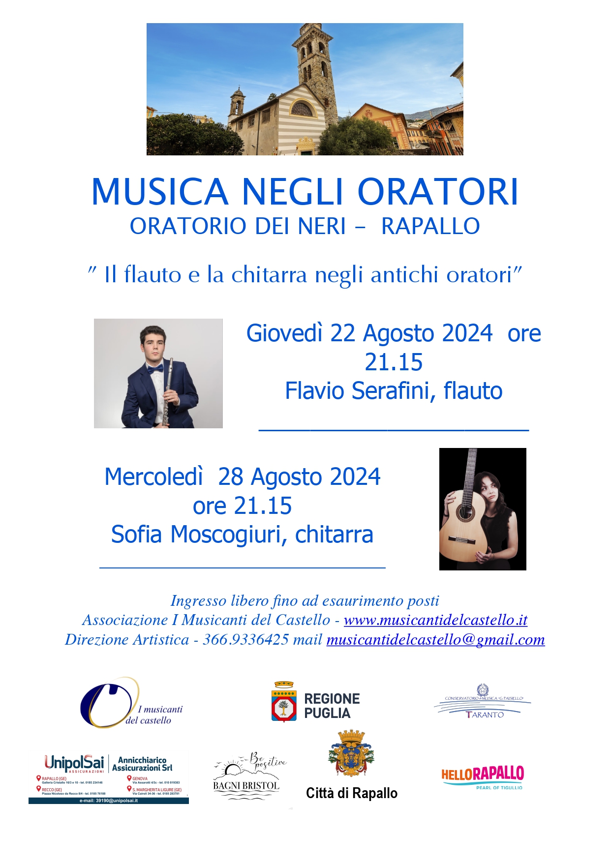 Locandina I MUSICANTI DEL CASTELLO 2024 Rapallo page 0001